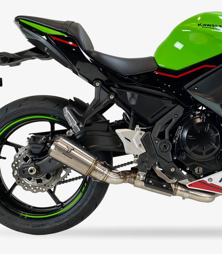 Auspuff AK7253S IXRACE MK2 Stahl für Kawasaki Ninja/Z 650 Full System (17-19)