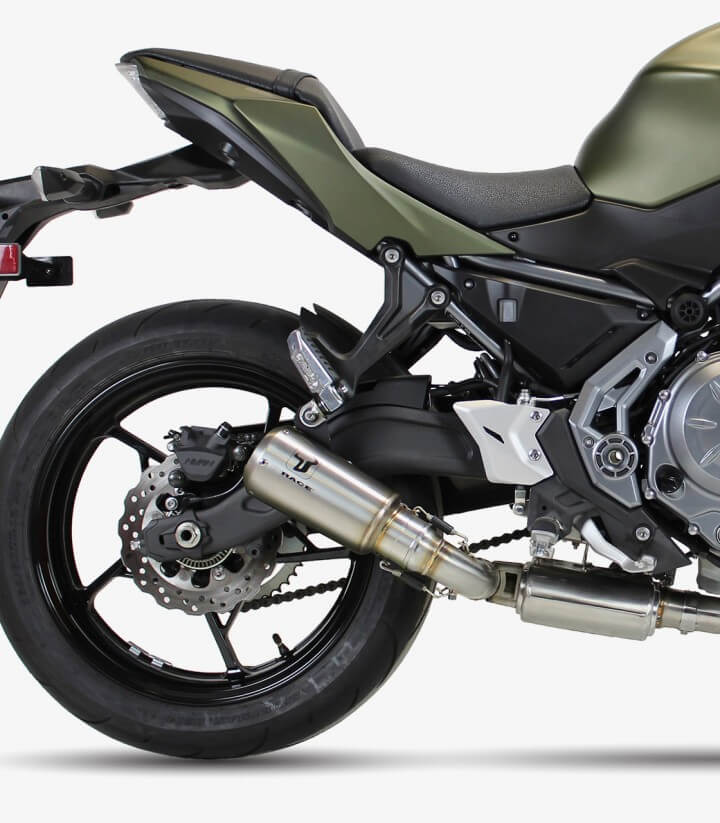Escape AK7253S IXRACE MK2 Acero para Kawasaki Ninja 650 17-19, Z 650 17-19