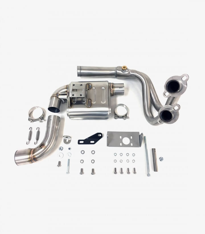 Auspuff AK7253S IXRACE MK2 Stahl für Kawasaki Ninja/Z 650 Full System (17-19)