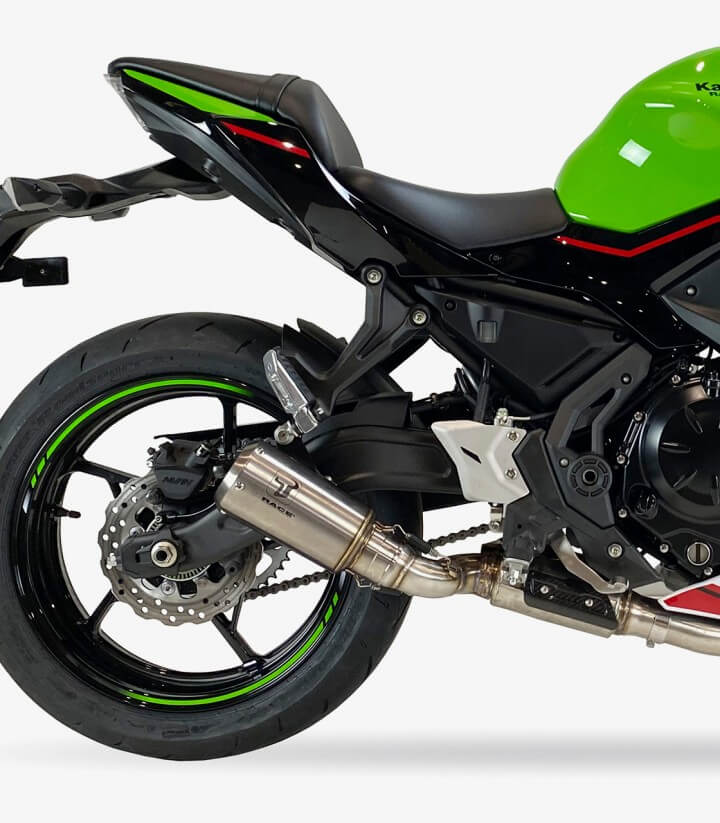 Auspuff AK7256S IXRACE MK2 Stahl für Kawasaki Ninja 650/Z 650 (21-22), Z 650 RS (22-23) Full System