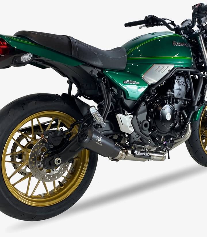 Auspuff AK7256SB IXRACE MK2B Schwarz für Kawasaki Ninja 650/Z 650 (21-22), Z 650 RS (22-23) Full System