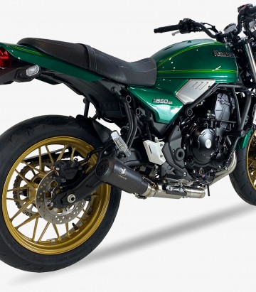 Auspuff AK7256SB IXRACE MK2B Schwarz für Kawasaki Ninja 650/Z 650 (21-22), Z 650 RS (22-23) Full System