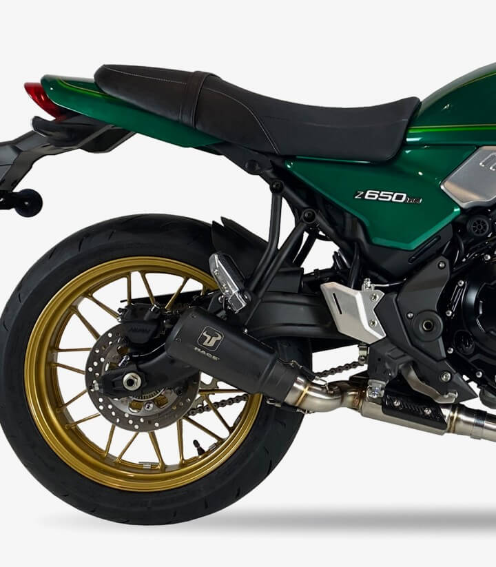 Auspuff AK7256SB IXRACE MK2B Schwarz für Kawasaki Ninja 650/Z 650 (21-22), Z 650 RS (22-23) Full System