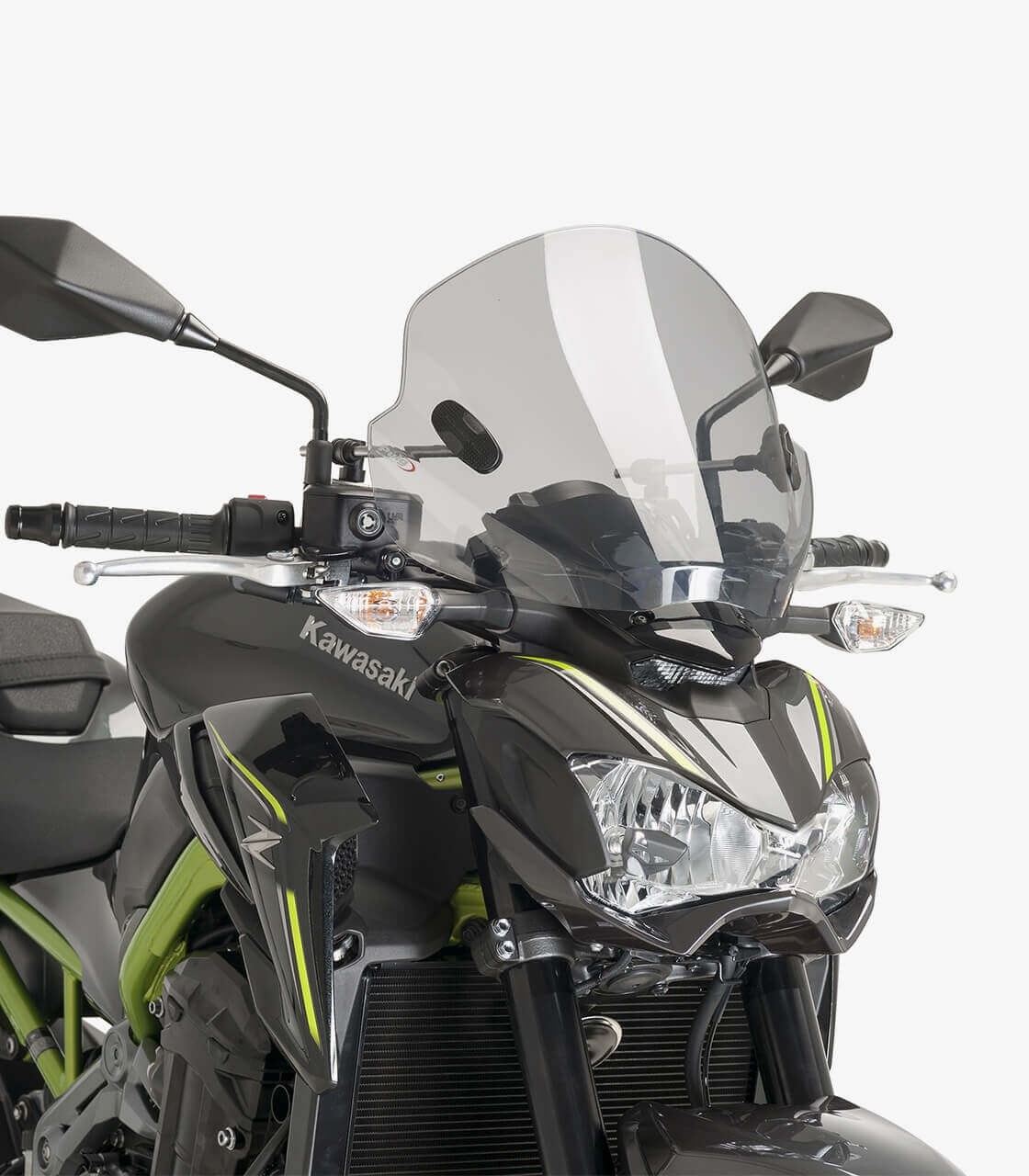 Kawasaki ER6N, Z650/900 Puig Stream Smoked Windshield 6407H