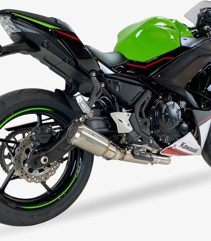 Auspuff AK7257S IXRACE MK2 Stahl für Kawasaki Ninja 650 / Z 650 Full System (23-26), Z 650 RS (24-26)
