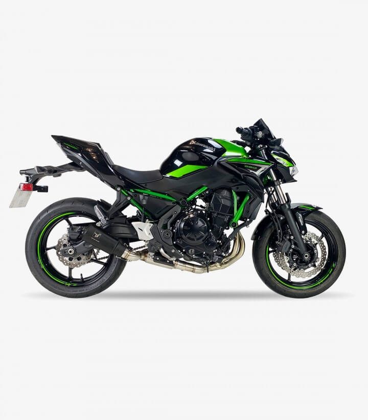 Auspuff AK7257SB IXRACE MK2B Schwarz für Kawasaki Ninja 650 / Z 650 Full System (23-26), Z 650 RS (24-26)