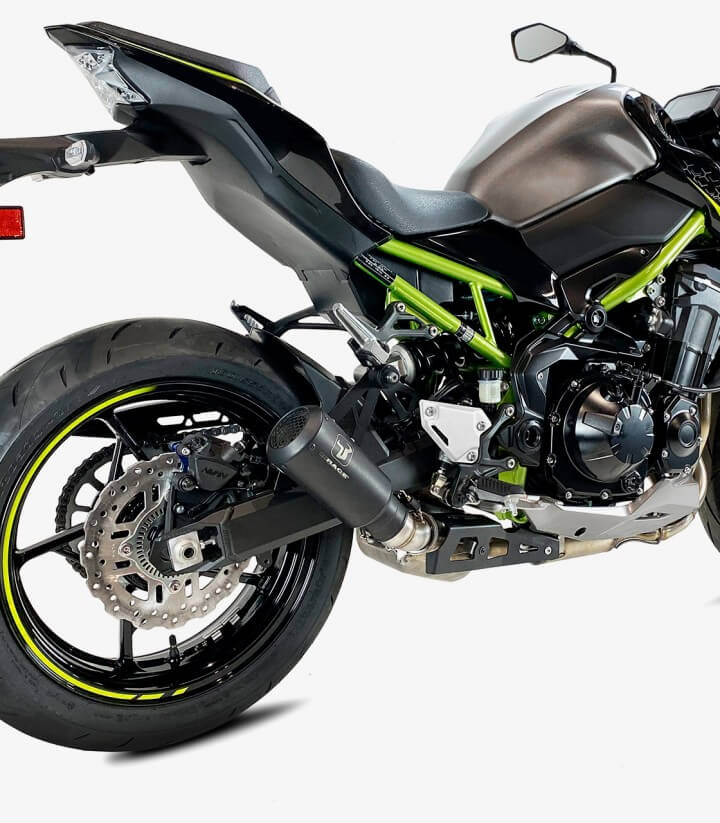 Auspuff AK7258SB IXRACE MK2B Schwarz für Kawasaki Z 900 (20-24)