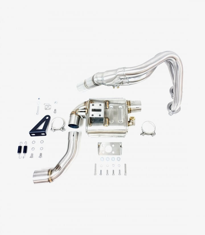 Auspuff AK7259S IXRACE MK2 Stahl für Kawasaki Versys 650 Full System (23-26)