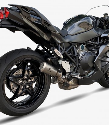 Auspuff AK7282S IXRACE MK2 Stahl für Kawasaki Ninja H2 SX (18-21)