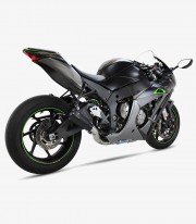 Escape AK7290SB IXRACE MK2B Negro para Kawasaki ZX-10 R 11-20