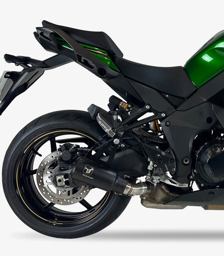Auspuff AK7294SB IXRACE MK2B Schwarz für Kawasaki Ninja 1000 SX (20-24)