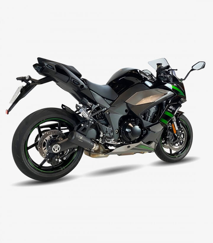 Auspuff AK7294SB IXRACE MK2B Schwarz für Kawasaki Ninja 1000 SX (20-24)