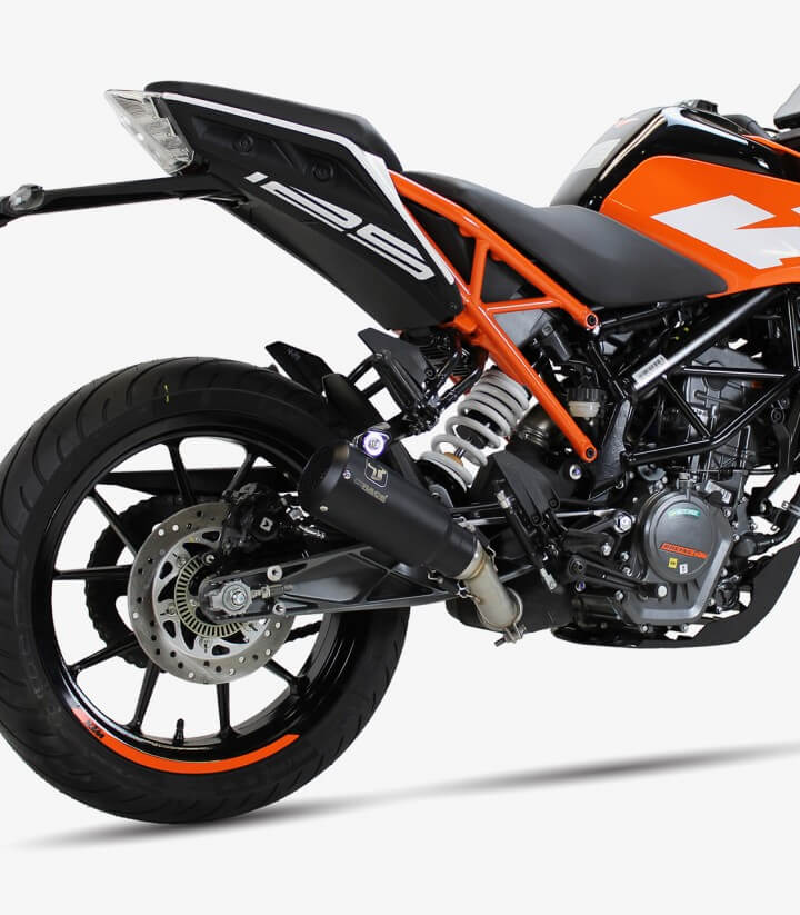 Auspuff AM3257SB IXRACE MK2B Schwarz für KTM Duke 125/390, RC 125/390 (17-20)