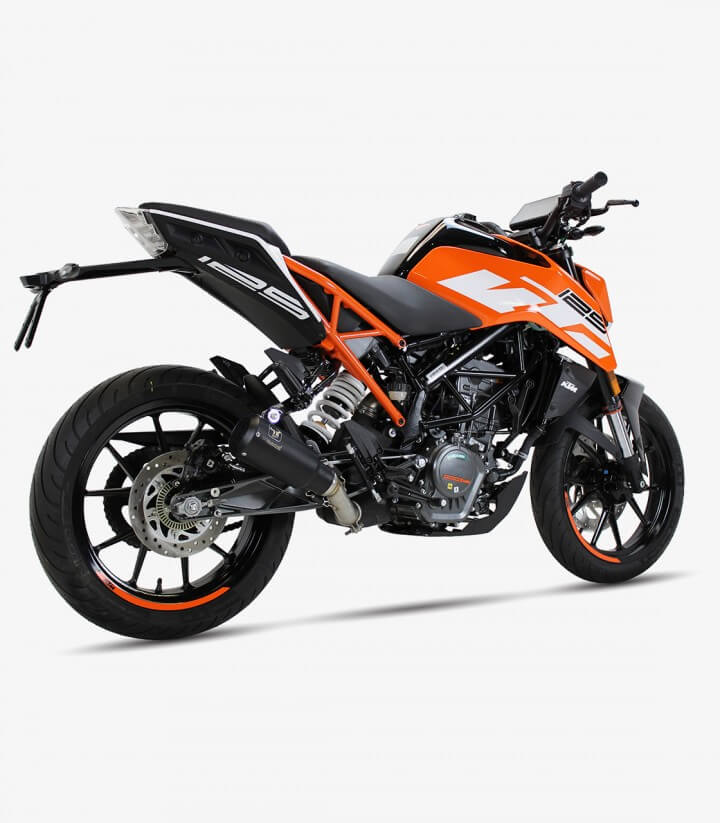Auspuff AM3257SB IXRACE MK2B Schwarz für KTM Duke 125/390, RC 125/390 (17-20)
