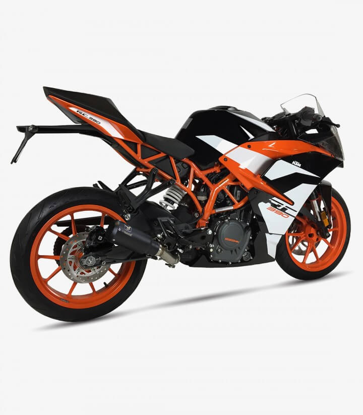 Auspuff AM3257SB IXRACE MK2B Schwarz für KTM Duke 125/390, RC 125/390 (17-20)