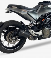 Escape AM3259SB IXRACE MK2B Negro para Husqvarna Svartpilen/Vitpilen 125/401 20-23, KTM Duke 125/390 21-23, RC 125/390 21-24