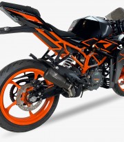 Escape AM3259SB IXRACE MK2B Negro para Husqvarna Svartpilen/Vitpilen 125/401 20-23, KTM Duke 125/390 21-23, RC 125/390 21-24