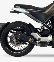 Escape AM3259SB IXRACE MK2B Negro para Husqvarna Svartpilen/Vitpilen 125/401 20-23, KTM Duke 125/390 21-23, RC 125/390 21-24