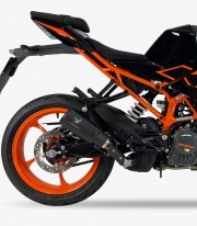 IXRACE AM3259SB MK2B Black Exhaust for Husqvarna Svartpilen/Vitpilen 125/401 20-23, KTM Duke 125/390 21-23, RC 125/390 21-24