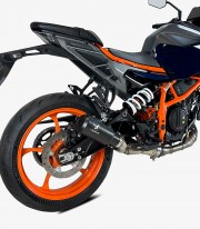 IXRACE AM3260SB MK2B Black Exhaust for Husqvarna Svartpilen/Vitpilen 125/401 24-25, KTM Duke 125/390 2024