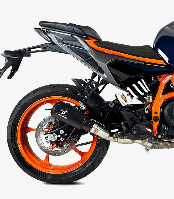 IXRACE AM3260SB MK2B Black Exhaust for Husqvarna Svartpilen 125 (24-25), Svartpilen 401 (24-25), Vitpilen 125 (24-25), Vitpil...
