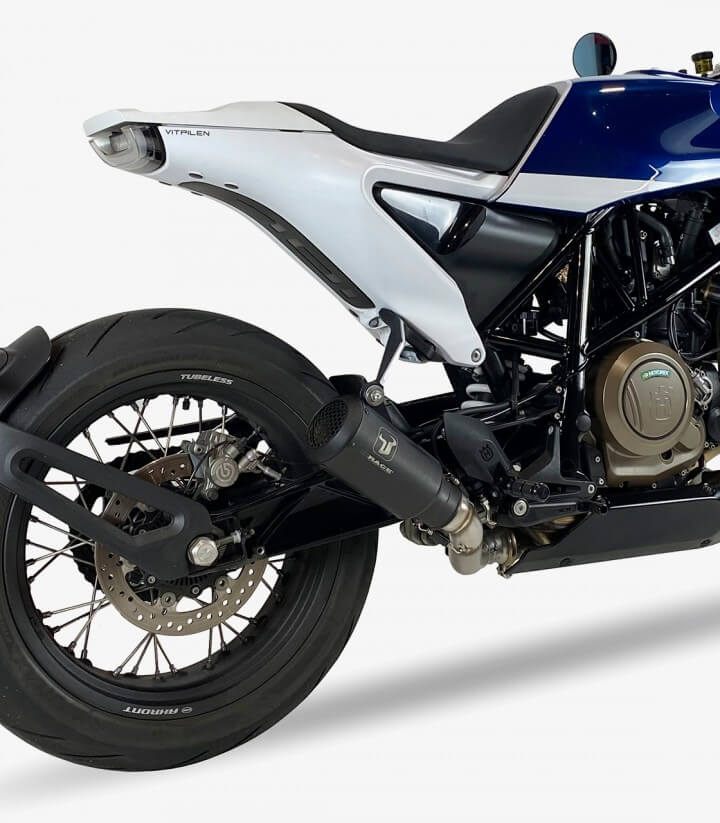 Auspuff AM3271SB IXRACE MK2B Schwarz für Husqvarna Svartpilen/Vitpilen 701 (20-22)