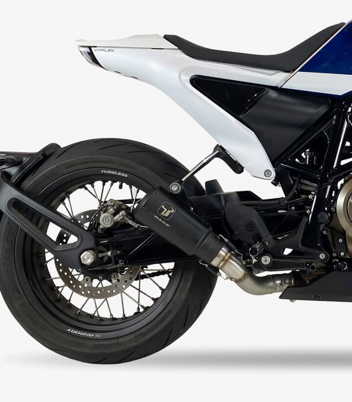 Auspuff AM3271SB IXRACE MK2B Schwarz für Husqvarna Svartpilen/Vitpilen 701 (20-22)