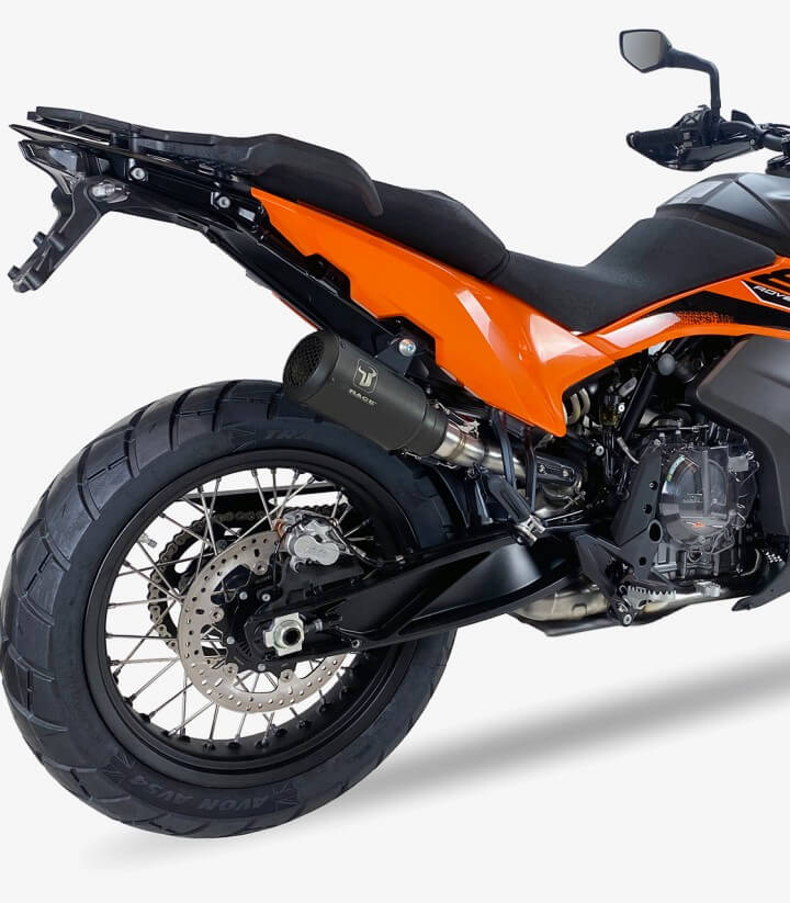 Auspuff AM3278SB IXRACE MK2B Schwarz für KTM 790 Adventure (19-20), 890 Adventure (20)
