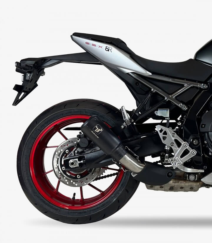 Auspuff AS8148SB IXRACE MK2B Schwarz für Suzuki GSX-8R/S (23-26), GSX-8T/TT (25-26)