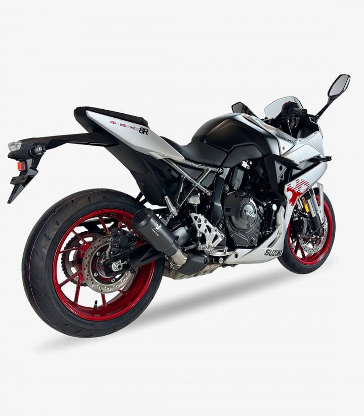 Auspuff AS8148SB IXRACE MK2B Schwarz für Suzuki GSX-8R/S (23-26), GSX-8T/TT (25-26)