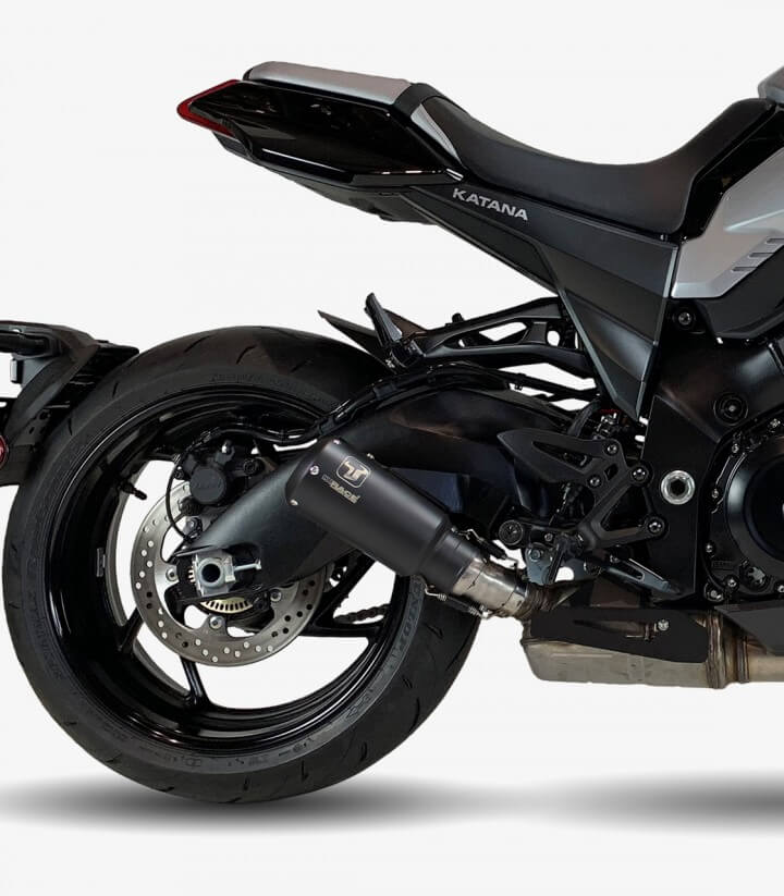 Escape AS8210SB IXRACE MK2B Negro para Suzuki GSX-S / GT 1000 21-24, GSX-S 950 21-24, Katana 1000 21-24