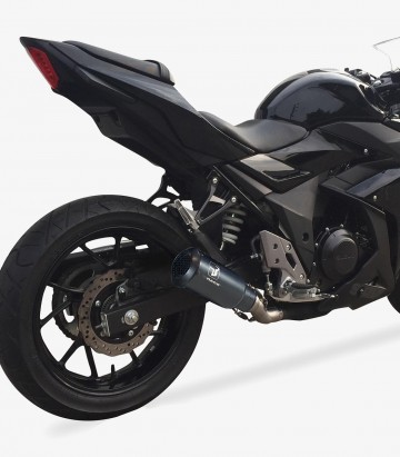 Auspuff AS8235SB IXRACE MK2B Schwarz für Suzuki DL 250 V-Strom (17-20), GSX-R 250 (17-20)