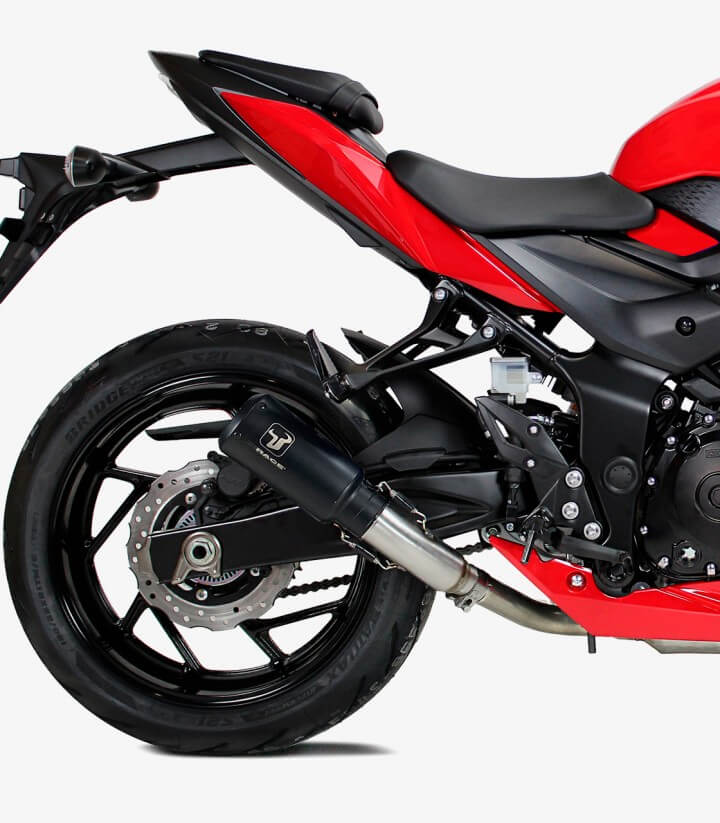 Auspuff AS8262SB IXRACE MK2B Schwarz für Suzuki GSR 750 (11-16), GSX-S 750 (17-20)