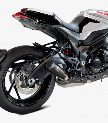 Auspuff AS8299SB IXRACE MK2B Schwarz für Suzuki GSX-S / GSX-F 1000 (15-20), Katana 1000 (19-20)