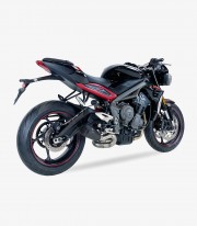 IXRACE AT4247SB MK2B Black Exhaust for Triumph Street Triple 675 / 765 R 17-20