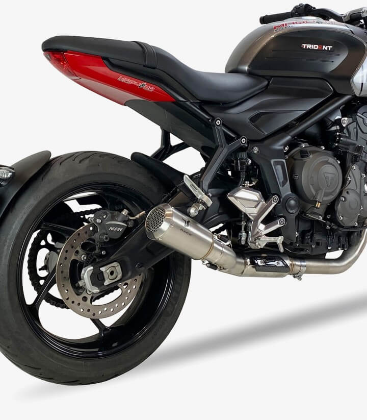 Auspuff AT4249S IXRACE MK2 Stahl für Triumph Trident 660 21-22