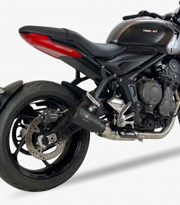 Auspuff AT4249SB IXRACE MK2B Schwarz für Triumph Trident 660 Full System (21-26)