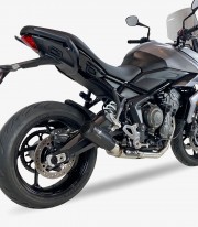 IXRACE AT4250SB MK2B Black Exhaust for Triumph Tiger Sport 660 21-22