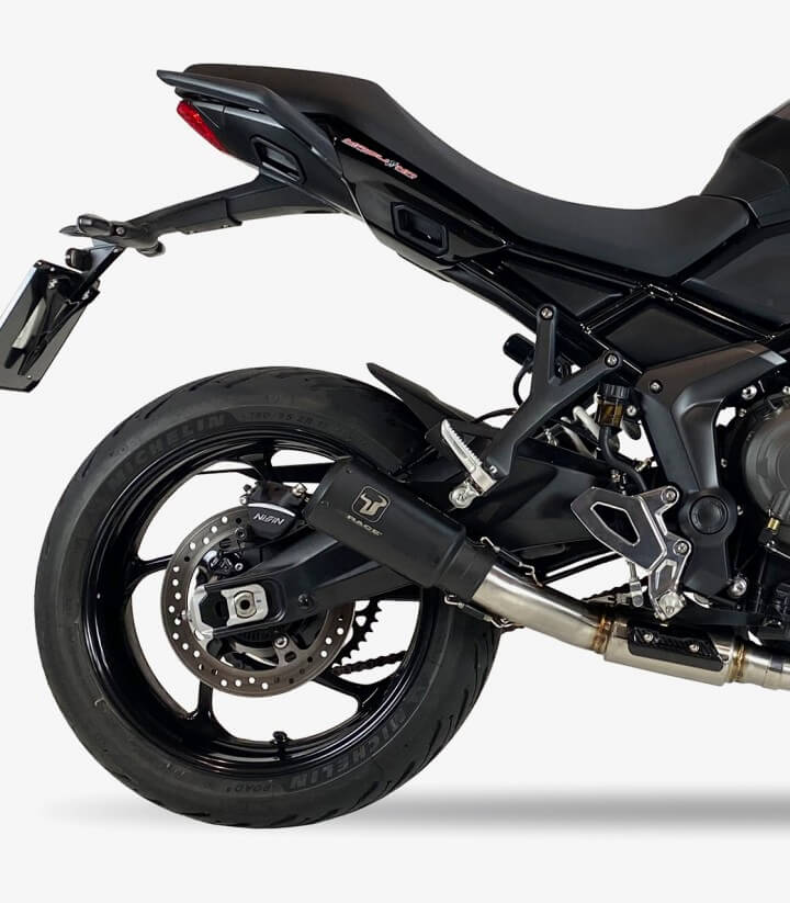 Auspuff AT4250SB IXRACE MK2B Schwarz für Triumph Tiger Sport 660 Full System (21-26)