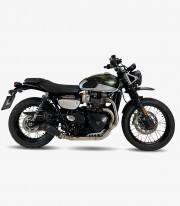 Escape AT4259SB IXRACE MK2B Negro para Triumph Street Scrambler 900 17-22