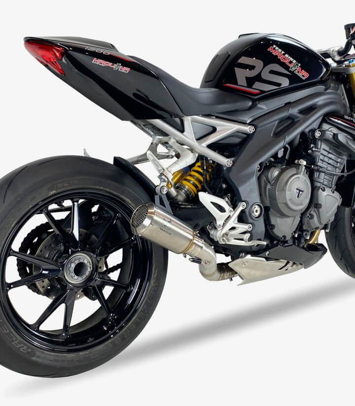 Auspuff AT4270S IXRACE MK2 Stahl für Triumph Speed Triple 1200 RS / RR (21-24)