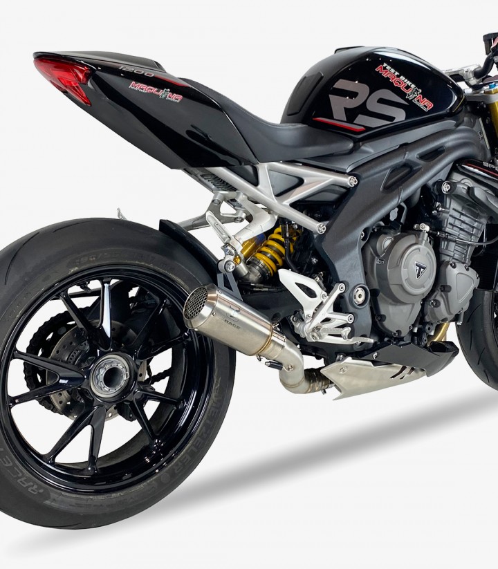 IXRACE AT4270S MK2 Steel Exhaust for Triumph Speed Triple 1200 RS / RR 21-22