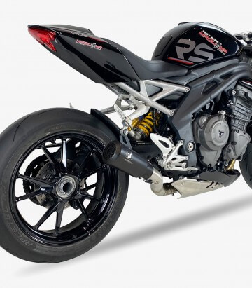 Auspuff AT4270SB IXRACE MK2B Schwarz für Triumph Speed Triple 1200 RS / RR (21-24)