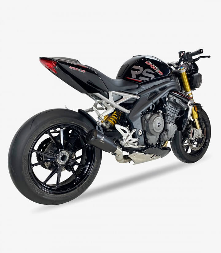 Auspuff AT4270SB IXRACE MK2B Schwarz für Triumph Speed Triple 1200 RS / RR (21-24)