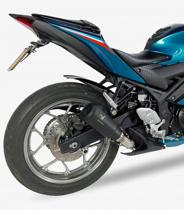 Auspuff AY9226SB IXRACE MK2B Schwarz für Yamaha MT-03 (21-26), YZF R3 (21-26)