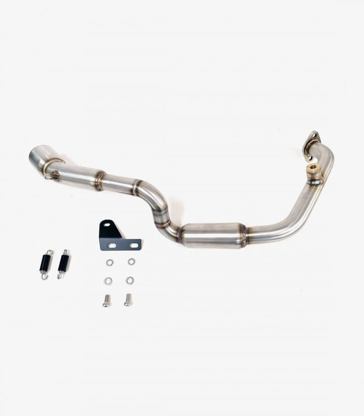 Auspuff AY9239SB IXRACE MK2B Schwarz für Yamaha MT-125 21-23