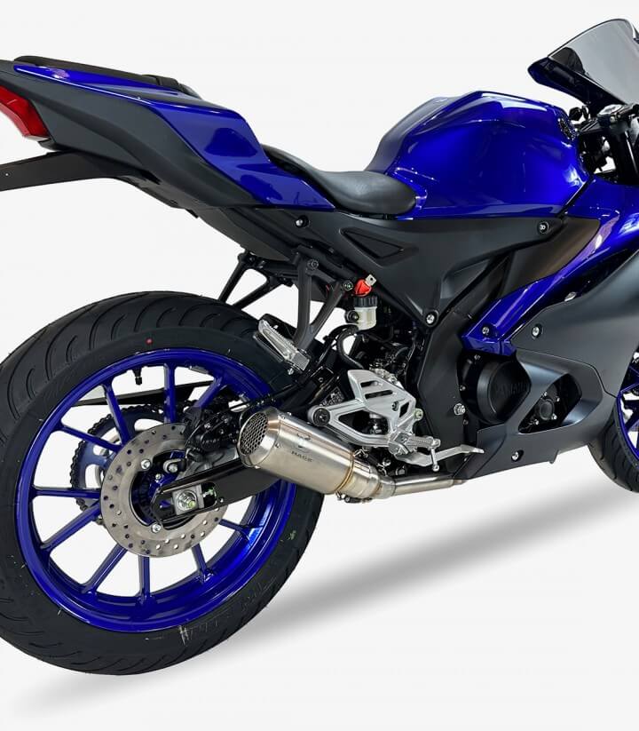 Auspuff AY9240S IXRACE MK2 Stahl für Yamaha MT-125, XSR 125, YZF-R 125 Full System (21-26)