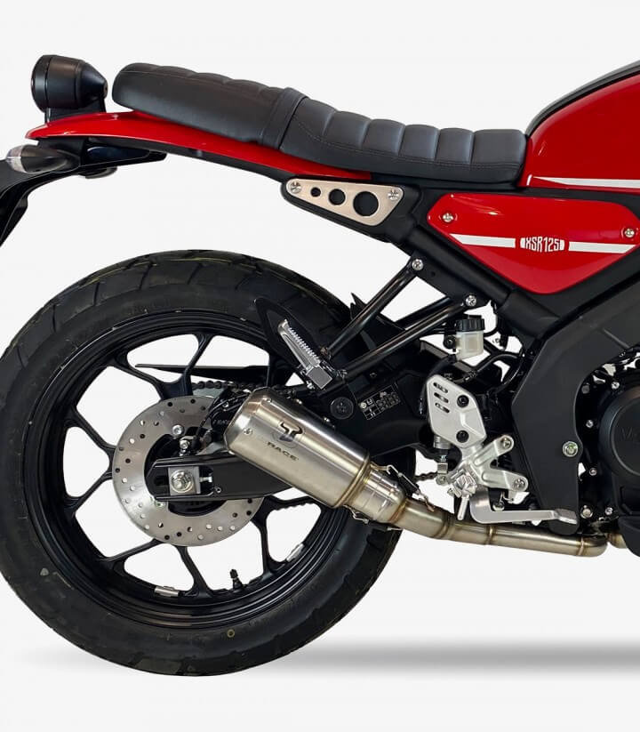 Auspuff AY9240S IXRACE MK2 Stahl für Yamaha MT-125, XSR 125, YZF-R 125 Full System (21-26)