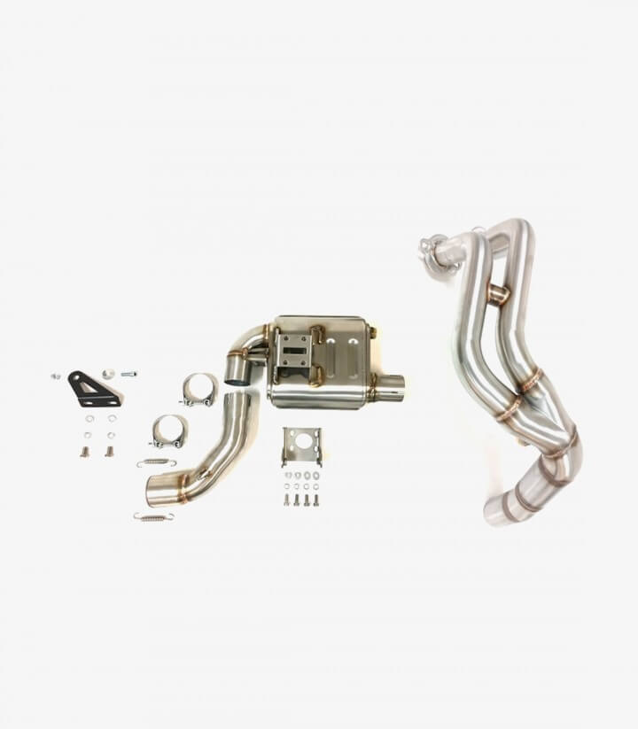 Auspuff AY9258S IXRACE MK2 Stahl für Yamaha XSR 700 Full System WITH CAT. (21-24)