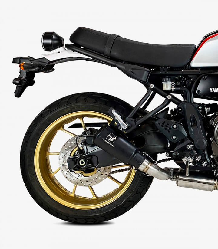 Auspuff AY9258SB IXRACE MK2B Schwarz für Yamaha XSR 700 Full System WITH CAT. (21-24)